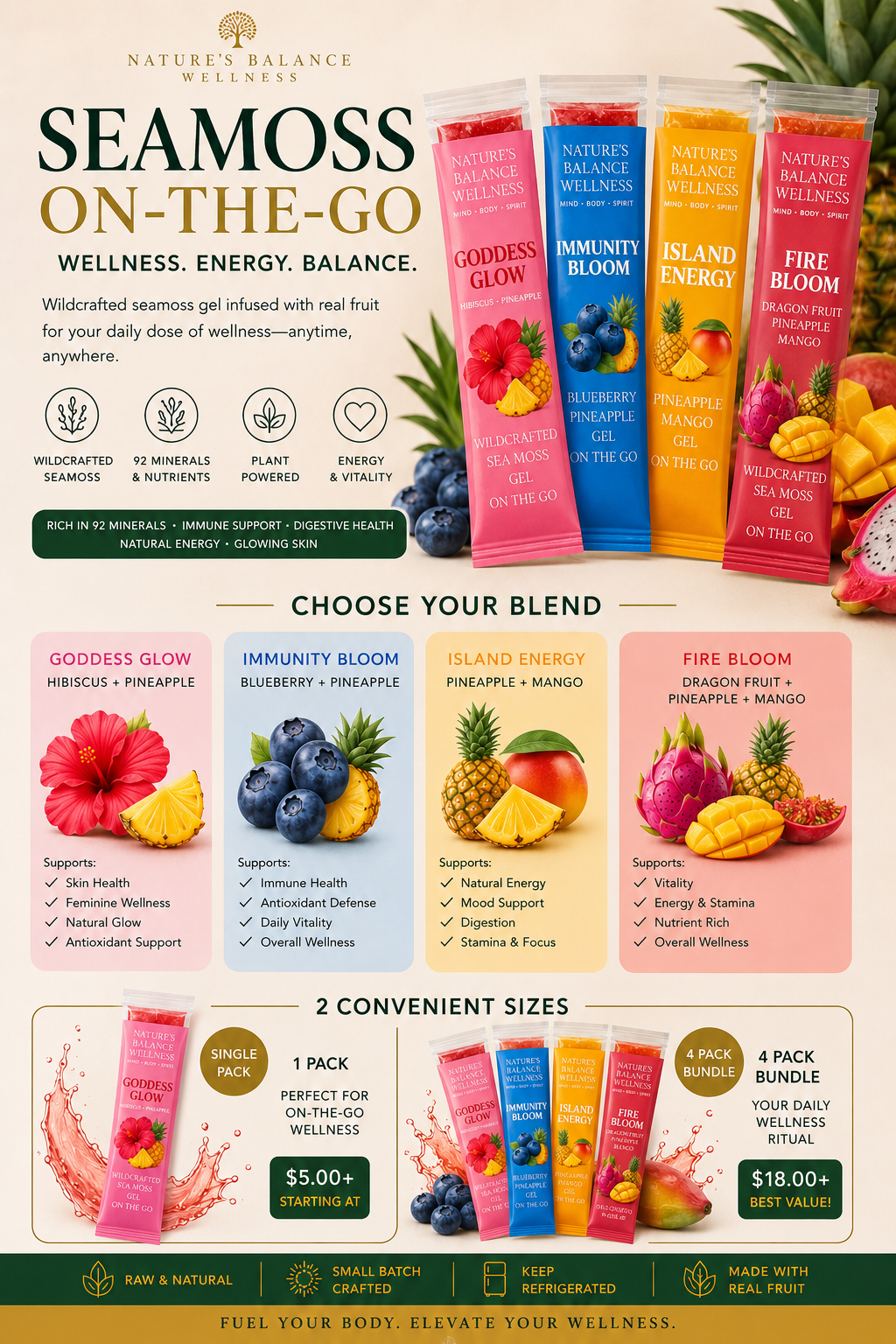 Nature’s Balance Seamoss Gel On The Go